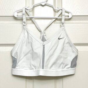 Nike Dri-Fit White Sports Bra Size XL